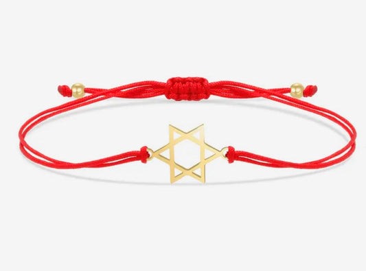 Red String with Magen David