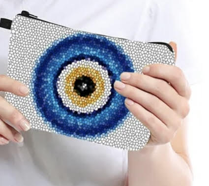Evil Eye Cosmetic Bag.